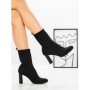 Botine cu Toc Gros 9076 BLACK | CM