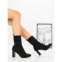 Botine cu Toc Gros 9076 BLACK | CM