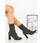 Botine cu Toc Gros 9076 GREEN | CM