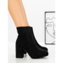 Botine cu Toc Gros 9131 BLACK | CM