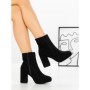 Botine cu Toc Gros 9131 BLACK | CM