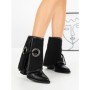 Botine cu Toc Gros 4005 BLACK | SEASOND
