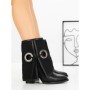 Botine cu Toc Gros 4005 BLACK | SEASOND