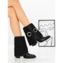 Botine cu Toc Gros 4005 BLACK | SEASOND