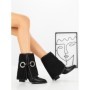 Botine cu Toc Gros 4005 BLACK | SEASOND