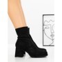 Botine cu Toc Gros 5724 BLACK | SEASOND