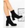 Botine cu Toc Gros 5724 BLACK | SEASOND
