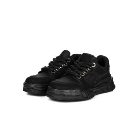 Pantofi Sport Barbati din piele naturala 8132X BLACK | ADVANCER