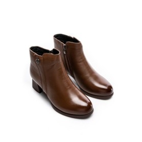 Ghete Dama din piele naturala 8858 BROWN | ADVANCER