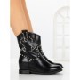 Ghete Dama cu Platforma C-157 BLACK | STEPHAN