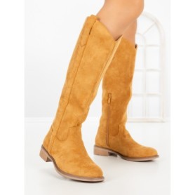 Cizme Dama cu talpa joasa LQ-116 CAMEL | STEPHAN