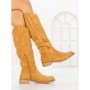 Cizme Dama cu talpa joasa LQ-116 CAMEL | STEPHAN