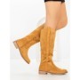 Cizme Dama cu talpa joasa LQ-116 CAMEL | STEPHAN