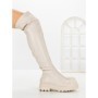 Cizme Dama cu talpa joasa C-201 BEIGE | STEPHAN