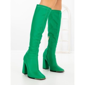 Cizme Dama cu Toc C-239 GREEN | STEPHAN