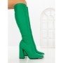 Cizme Dama cu Toc C-239 GREEN | STEPHAN