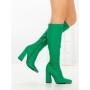 Cizme Dama cu Toc C-239 GREEN | STEPHAN