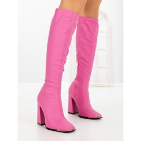 Cizme Dama cu Toc C-239 FUCHSIA | STEPHAN