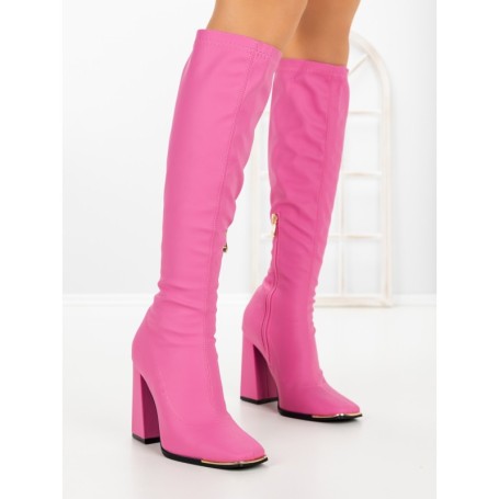 Cizme Dama cu Toc C-239 FUCHSIA | STEPHAN