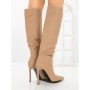 Cizme Dama cu Toc C-268 KHAKI | STEPHAN