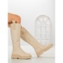 Cizme Dama cu talpa joasa 99-119 BEIGE | CM