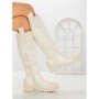 Cizme Dama cu talpa joasa 9050 BEIGE | CM