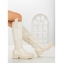 Cizme Dama cu talpa joasa 9050 BEIGE | CM