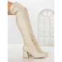 Cizme Dama cu Toc LQ-42 BEIGE | STEPHAN