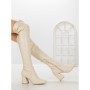 Cizme Dama cu Toc LQ-42 BEIGE | STEPHAN