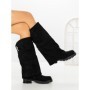 Cizme Dama cu talpa joasa 52279 BLACK | GALLEVANI