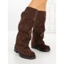 Cizme Dama cu talpa joasa 52279 BROWN | GALLEVANI