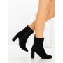 Botine cu Toc Gros 9063 BLACK | CM