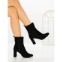 Botine cu Toc Gros 9063 BLACK | CM