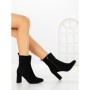 Botine cu Toc Gros 9063 BLACK | CM