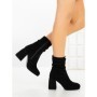 Botine cu Toc Gros 9111 BLACK | CM