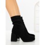 Botine cu Toc Gros 9111 BLACK | CM