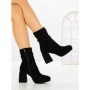 Botine cu Toc Gros 9111 BLACK | CM
