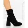 Botine cu Toc Gros 9111 BLACK | CM