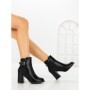 Botine cu Toc Gros 9137 BLACK | CM