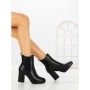 Botine cu Toc Gros 9128 BLACK | CM
