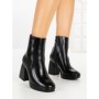 Botine cu Toc Gros 9109 BLACK | CM
