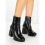 Botine cu Toc Gros 9109 BLACK | CM