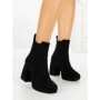 Botine cu Toc Gros 9110 BLACK | CM