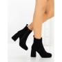 Botine cu Toc Gros 9110 BLACK | CM