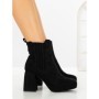 Botine cu Toc Gros 9110 BLACK | CM