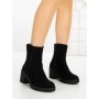 Botine cu Toc Gros 68263 BLACK | CM