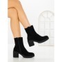 Botine cu Toc Gros 68263 BLACK | CM