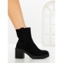 Botine cu Toc Gros 68263 BLACK | CM