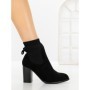 Botine cu Toc Gros 68192 BLACK | CM