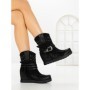Ghete Dama cu Platforma 9706 BLACK | SEASOND